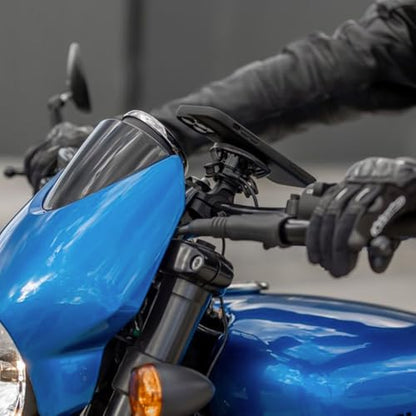 Quad Lock Motorcycle Handlebar Mount PRO Kit with Vibration Dampener and MAG Phone Case for iPhone 13 - size: iPhone 13