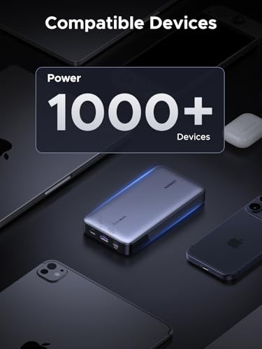 UGREEN Power Bank 25,000mAh 145W Laptop Portable Charger, Nexode 3-Port USB C PD Battery Pack, for MacBook Pro/Air, Dell XPS, iPhone 17/16/15/14, Galaxy S26 Steam Deck, iPad, and More (Pack of 2) - size: 160*81*27 mm (Pack of 2)