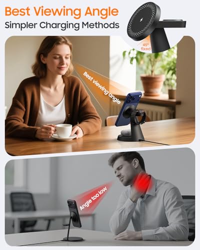 Meifigno 25W Fast 3 in 1 Charging Station for iPhone Duo/18 Pro Max