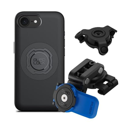 Quad Lock Brake Reservoir Motorcycle Phone Mount with Vibration Dampener and MAG Phone Case for iPhone 17e/16e - size: iPhone 17e/16e