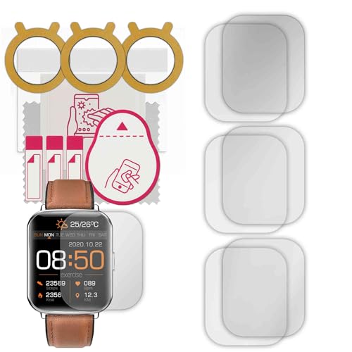 apgo 6x Hydrogel Ultra-Clear Screen Protector for Bemi KIX2, Hydrogel Film, Flexible, Soft TPU with positioning layer easy installation