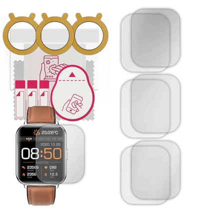 apgo 6x Hydrogel Ultra-Clear Screen Protector for Bemi KIX2, Hydrogel Film, Flexible, Soft TPU with positioning layer easy installation
