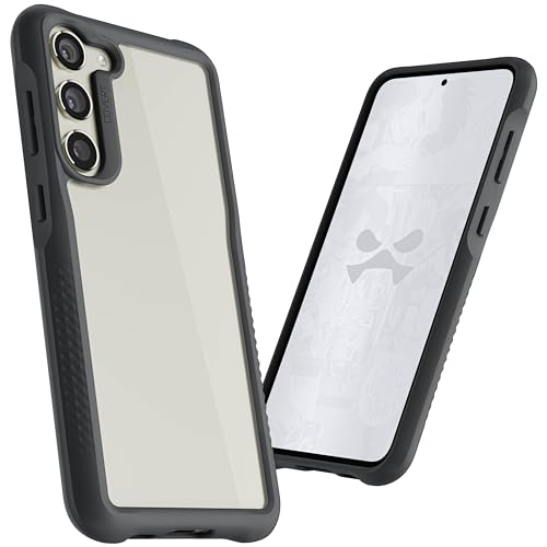 Ghostek Covert Galaxy S23 Plus Case Clear with Military Grade Shockproof Protection, Non-Slip Grip, Protective Silicone Phone Cover Designed for 2023 Galaxy S23+ (6.6") (Black) - color: Black [Limited], size: Galaxy S23 Plus