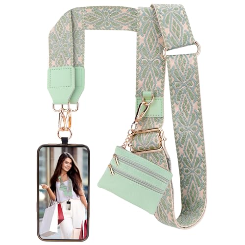 XANGNIER Clip and Go Strap for Phone with Wallet Crossbody,Multicolor 24 - color: Multicolor 24