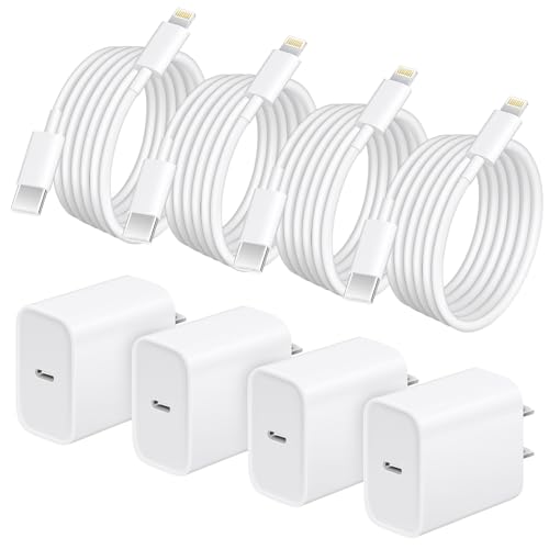 AISNI Fast Charging for iPhone 14/13/12 Fast Charger with 6 FT Long Cable - color: White