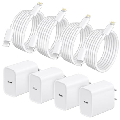 AISNI Fast Charging for iPhone 14/13/12 Fast Charger with 6 FT Long Cable - color: White