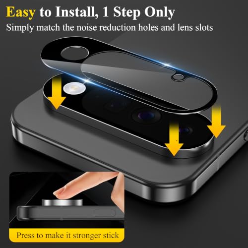 4 Pack Camera Lens Screen Protector Compatible with Google Pixel 11 Pro XL - size: Pixel 11 Pro XL