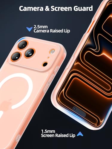 TopMade for iPhone 17 Pro Max Case with Mag-Safe Wallet, 4 Cards Holder - color: White, size: iPhone 17 Pro Max
