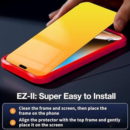 Privacy Screen Protector for iPhone 15 Pro Max 2 Pack (Gold) - color: for iPhone 15 Pro Max (Gold)