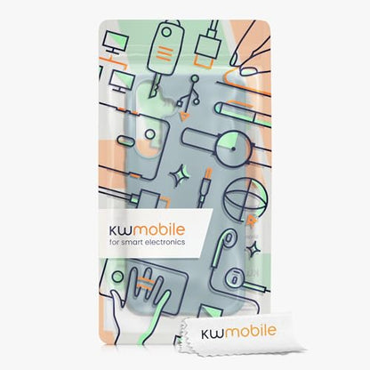 kwmobile Case Compatible with Samsung Galaxy A55 5G Case - Soft Slim Protective TPU Silicone Cover - Antique Stone - color: Antique Stone, size: Galaxy A55 5G