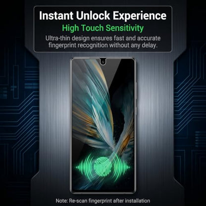 2 Pack Privacy Screen Protector for Samsung Galaxy Note 20 with 2 Pack Camera Lens Protector, Tempered Glass Fingerprint Unlock Compatible, 180 Degree Anti Spy Anti Glare Full Coverage Shield