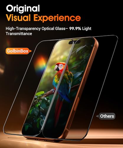 GolbinBox for iPhone 17 Pro Max Screen Protector, 3D Full Coverage, 2 Pack - size: for iPhone 17 Pro Max- 6.9inch