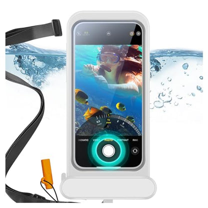 ESR Waterproof Phone Pouch for iPhone 15 Pro Max /14 Pro Max, Clear | Underwater Touch Sensitivity, IPX8 Floating Waterproof Cellphone Case with Lanyard, Dry Bag for Snorkeling - color: Clear