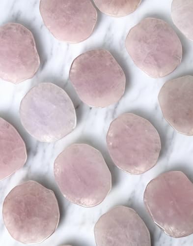 Grips by CRYSTALFY Crystal Phone Grip Holder & Expanding Kickstand-Natural Gemstone Swappable Top Accessory Compatible with iPhone, iPad, Kindle & Mobile Devices (Rose Quartz Irregular, Adhesive) - color: Rose Quartz Irregular Natural Edge, style: Adhesiv