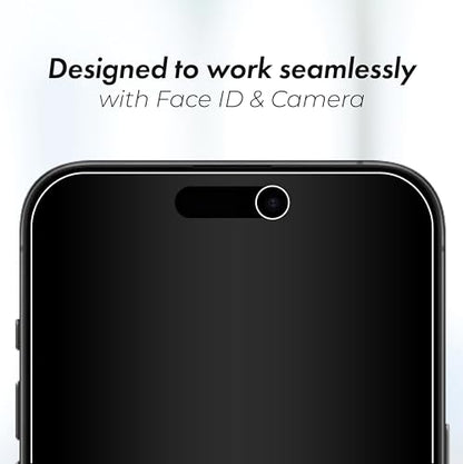 ArmorSuit 2 Pack Screen Protector for iPhone 15 Pro Max [6.7-inch] Max Coverage MilitaryShield HD Clear Film - Made in USA