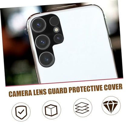 4pcs Tempered Camera Lens Screen Protector for High Hardness Lens Guard Film with High Transparency Compatible Phone Protection Cover