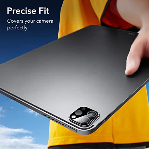 ESR 2 Pack Camera Lens Protector Compatible with iPad Pro 11/13 Inch M5/M4 (2025/2024), iPad Pro 12.9/11 Inch (2022/2021/2020), 9H Anti-Scratch Tempered Glass, HD Clarity, 3D Full Coverage