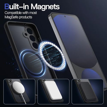 JETech Magnetic Case for Samsung Galaxy S24 FE, Black - color: Black, size: Galaxy S24 FE