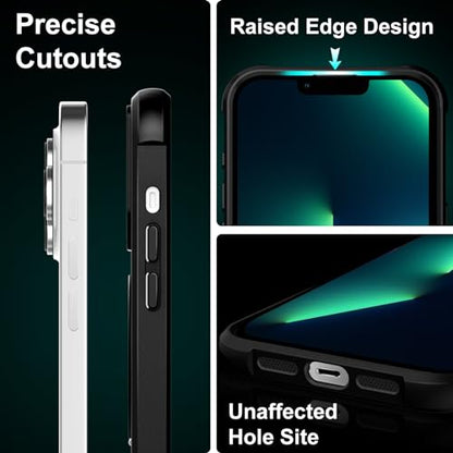 360°Magnetic Swivel Ring for iPhone 13 pro case-Black - color: Black, size: iPhone 13 Pro