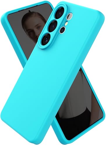 CUZMIGO Liquid Silicone Case for Samsung Galaxy S26 Ultra, Glacier Blue | Soft Liquid Silicone, Raised Camera Lens Protection, Multiple Neon Bright Colors, Microfiber Lining, Smooth Grip, Slim Fit - color: Glacier Blue, size: S26 Ultra