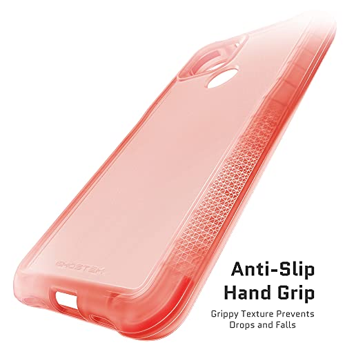Ghostek Covert Clear Pixel 5a Case with Super Slim Fit Design and Secure Hand Grip Tough Shockproof Heavy Duty Protection Wireless Charging Compatible Cover for 2021 Google Pixel 5a (6.2 Inch) (Pink) - color: Pink, size: Pixel 5a