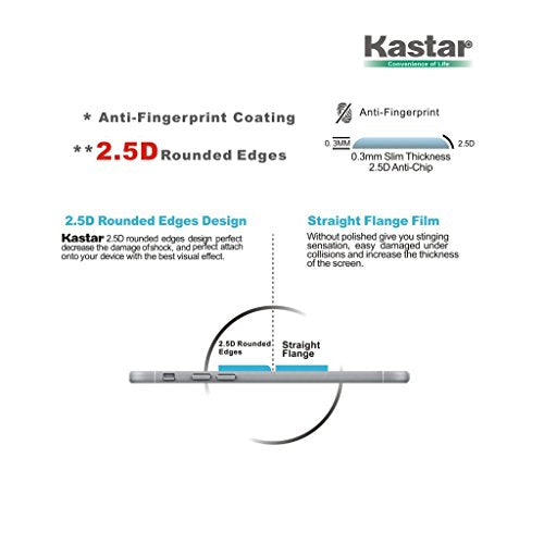 Kastar iPhon 4S/4G/4 Screen Protector (1-PACK), Premium Tempered Crystal Clear Glass Screen Protector for iPhon 4S, iPhon 4G, iPhon 4 AT&T, T-Mobile, Sprint, Verizon Smartphone (1-PACK)
