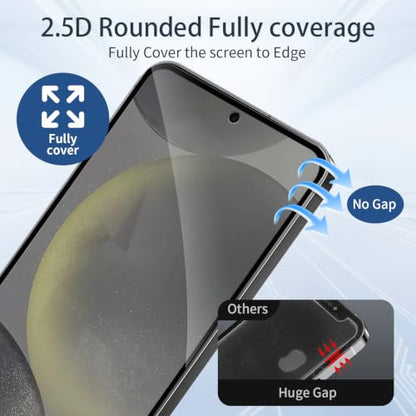 2 Pack for Samsung Galaxy S24 Plus Privacy Screen Protector - color: [Privacy]-S24 Plus