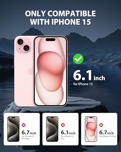 GIGIKISS 2 Pack for iPhone 15 Matte Screen Protector - size: for iPhone 15 6.1 inch - Matte