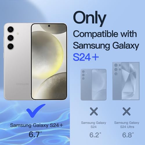 JETech Privacy Screen Protector for Samsung Galaxy S24 Plus, 2-Pack - size: Galaxy S24 Plus