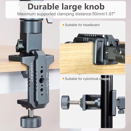 Heavy Duty Magic Arm, Desktop Overhead Mount, 5kg Weight Capacity