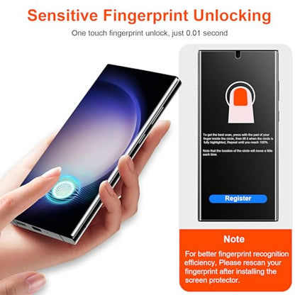 2 Pack for Samsung Galaxy S23 Ultra Matte Privacy Screen Protector 6.8 Inch[Not Glass], Anti-Scratch, Anti-Glare, Support fingerprint Unlock - size: Samsung Galaxy S23 Ultra