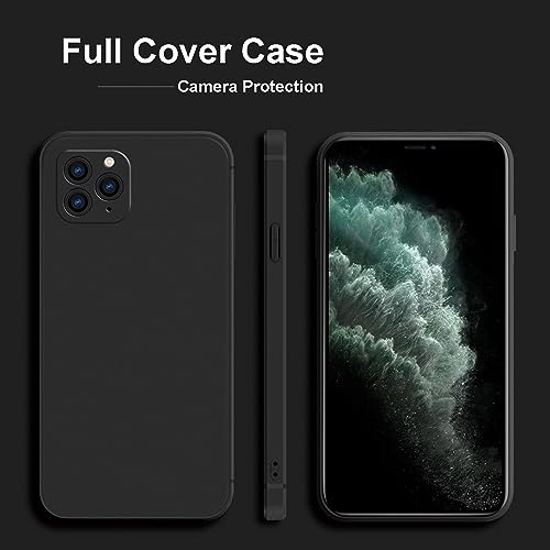 TENOC Phone Case Compatible with iPhone 11 Pro, Black Case Anti-Fingerprint Protective Bumper Matte Cover for 5.8 Inch - color: Black, size: iPhone 11 Pro