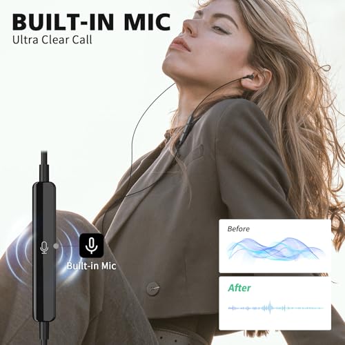 USB C Headphones Wired for iPad/iPhone 18 Pro Max Duo 17 Air 16 15 Plus - color: Gunmetal