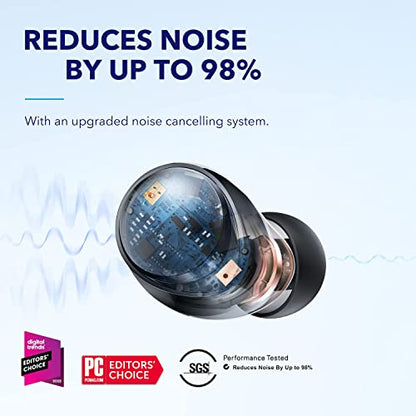 Soundcore by Anker Space A40 Adaptive Active Noise Cancelling Earbuds - color: Black
