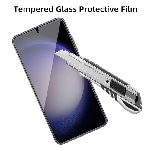 4 Pack Glass Screen Protector Compatible for Samsung Galaxy S23 plus / S23+ / SM-S916u [9H Hardness]-HD Screen Tempered Glass, Scratch Resistant,Easy Install [Case Friendly] - size: Galaxy S23 Plus / S23+