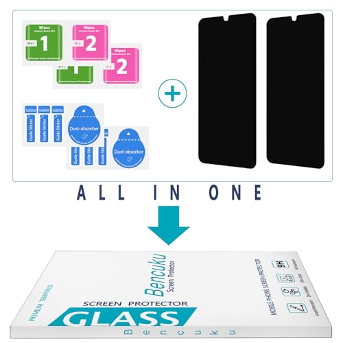 Privacy Screen Protector for Samsung Galaxy A25 5G Tempered Glass - color: Black-Galaxy A25 5G