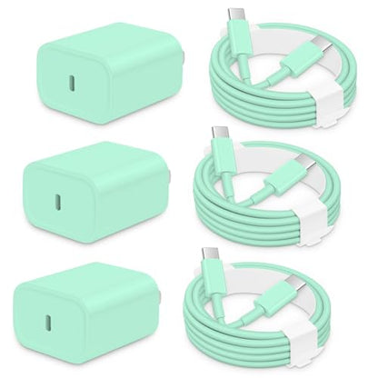 AISNI USBC Charger for iPhone Duo/18 Pro Max/17/16/15 Charger Fast Charging - color: Green
