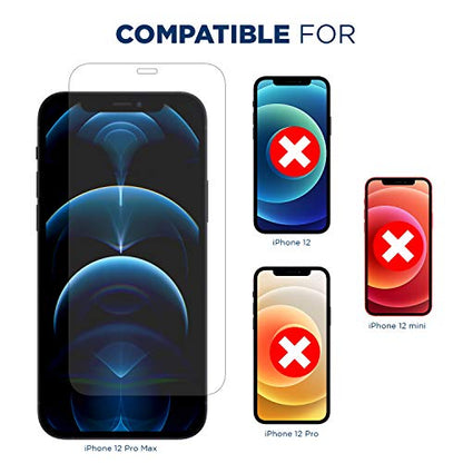Tech Armor Screen Protector for iPhone 12 Pro Max, Ballistic Glass, 3-Pack - size: iPhone 12 Pro Max-6.7 Inch