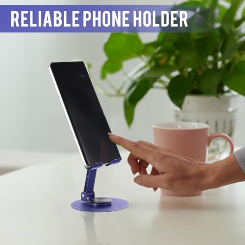Geelin 12 Pcs Phone Stands Dual Folding Compatible with All Tablet, Purple - color: Purple