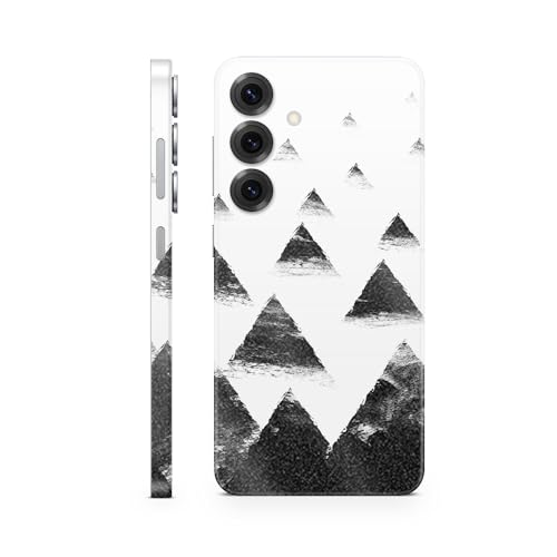 Glossy Glitter Phone Skin Compatible with Samsung Galaxy S25 - Black Hills - Premium 3M Vinyl Protective Wrap Decal Cover - Easy to Apply | Crafted in The USA by MightySkins - color: Black Hills, size: Galaxy S25 (Full Wrap), style: Glossy Glitter Finish