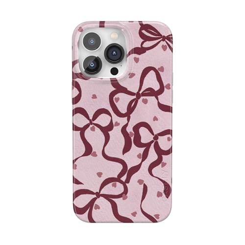 Casely iPhone 14 Pro Case | Coquette Crush | Bows | Compatible with MagSafe | Classic Ultra Slim Design - color: Coquette Crush | Bows, size: iPhone 14 Pro