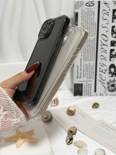 Case Compatible with iPhone 15 Plus, Non-Yellowing Shockproof Anti-Scratch Clear Soft Phone Cover with Lens Protector - Clear - color: Clear, size: iPhone 15 Plus