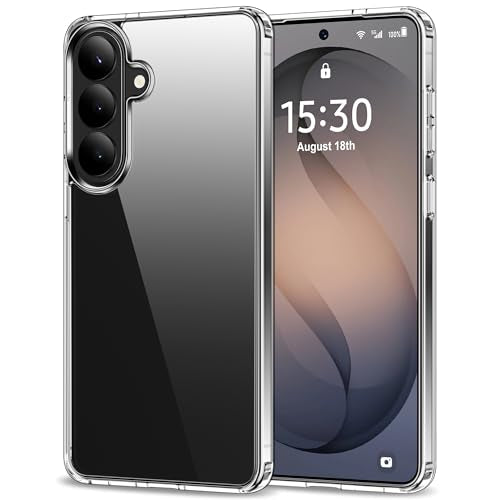HOOMIL Case for Samsung Galaxy S26 6.3-Inch, Non-Yellowing, Drop Protection, Anti-Scratch, Transparent Hard Back Phone Cover - Crystal Clear - color: Clear, size: Samsung Galaxy S26