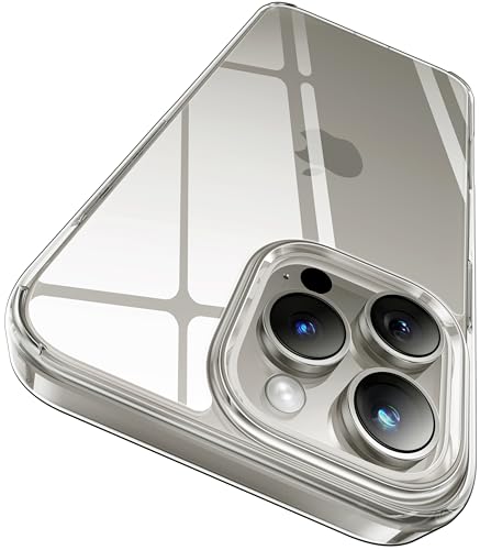 CASEKOO for iPhone 15 Pro Max Case Crystal Clear, [Never Yellow Technology] [Military-Grade Protection] Transparent Slim Cover Women Men for iPhone 15 Pro Max Phone Case 6.7 inch, Clear - color: Clear, size: for iPhone 15 Pro Max 6.7
