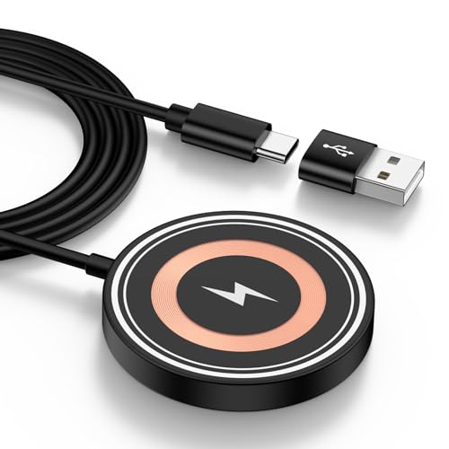 Wireless Charger Samsung Magnetic Wireless Phone Charger Fast Charging Pad - color: Blackj