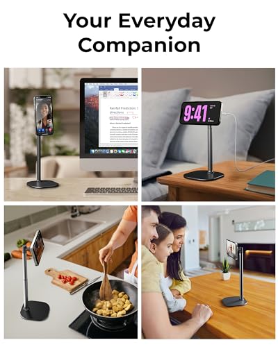 COOPER MagStand Magnetic Phone Stand for Desk, MagSafe Tripod, iPhone 17 - color: x1 Pack - Night Black