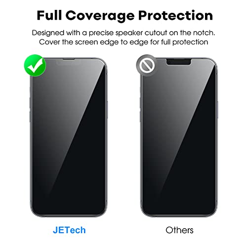 JETech Full-Coverage Screen Protector for iPhone 13 Pro Max, 3-Pack - size: iPhone 13 Pro Max
