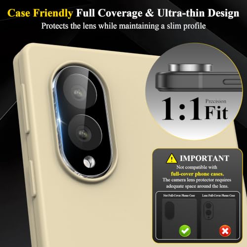 4 Pack Camera Lens Screen Protector Compatible with Samsung Galaxy Z Flod 8 - size: Z Fold 8