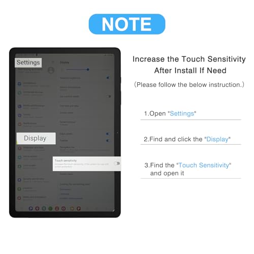 SPARIN 2 Pack Screen Protector for Galaxy Tab A11 Plus/Tab A9 Plus 11 Inch