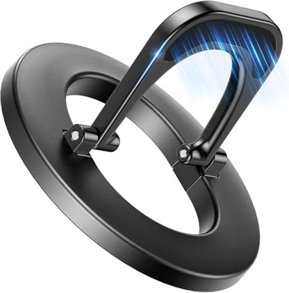 SUPERONE Two-Sided Magnetic Phone Ring Grip for MagSafe Adjustable Holder - color: Black